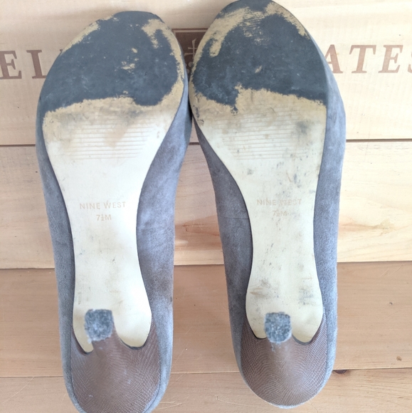 SOLD ⚫Nine West Hizzia Peep toe pump sz 7.5 - Picture 8 of 10